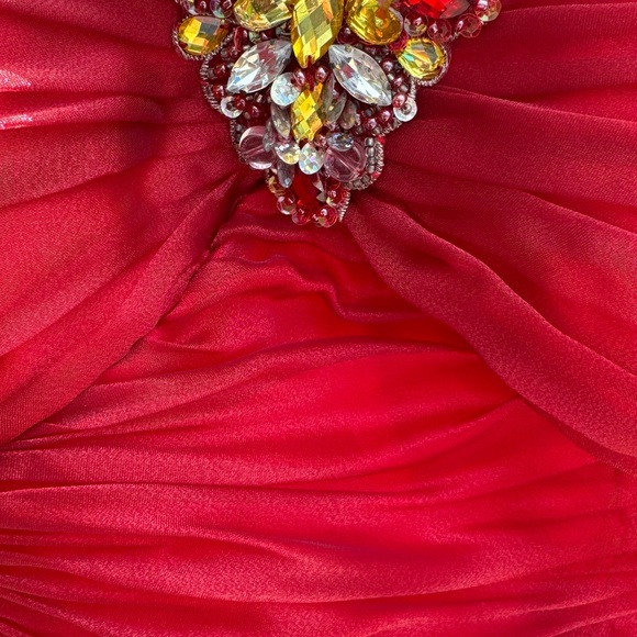 Flamenco or Queen of Hearts layered dress w tulle skirt - Picture 5 of 7